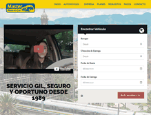 Tablet Screenshot of masterrentacar.com